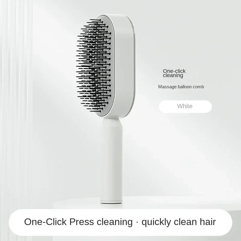 Pro-Clean 3D Airbag Self-Cleaning Hairbrush