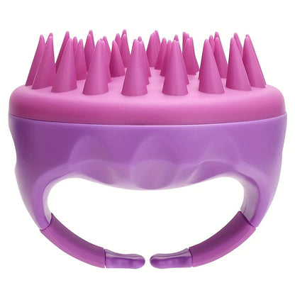 Gentle Silicone Scalp Massager & Shampoo Brush