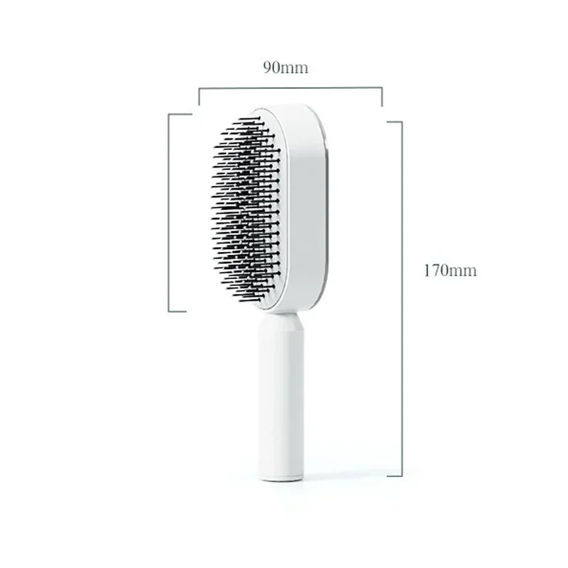 Pro-Clean 3D Airbag Self-Cleaning Hairbrush