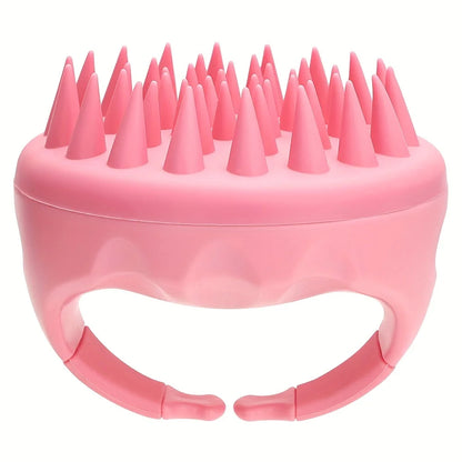 Gentle Silicone Scalp Massager & Shampoo Brush
